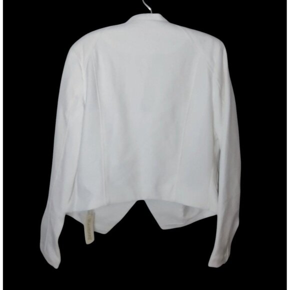 Blank NYC Anthropologie Softshell Moto Jacket Size L Rocker Edgy NEW READ - Picture 6 of 12